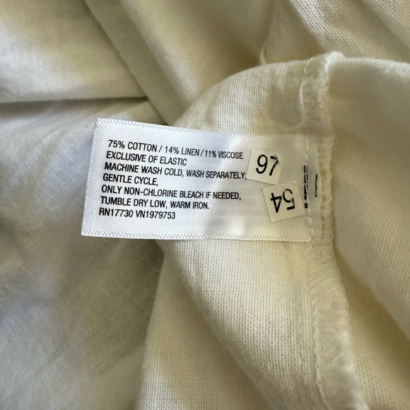 Universal Thread White Linen Midi Dress with Back Cutout - Picture 9 of 9